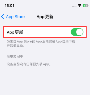 金凤苹果15维修中心如何让iPhone15APP自动更新